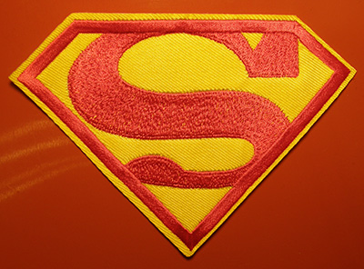 Vasalható, varrható folt Superman 10x7 cm