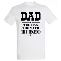 DAD Legend fehér férfi póló