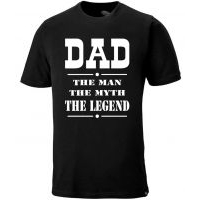 DAD Legend fekete férfi póló